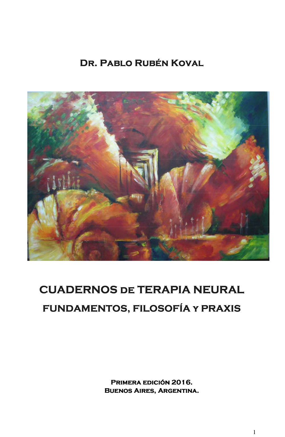 Tapa del libro Cuadernos de Terapia Neural